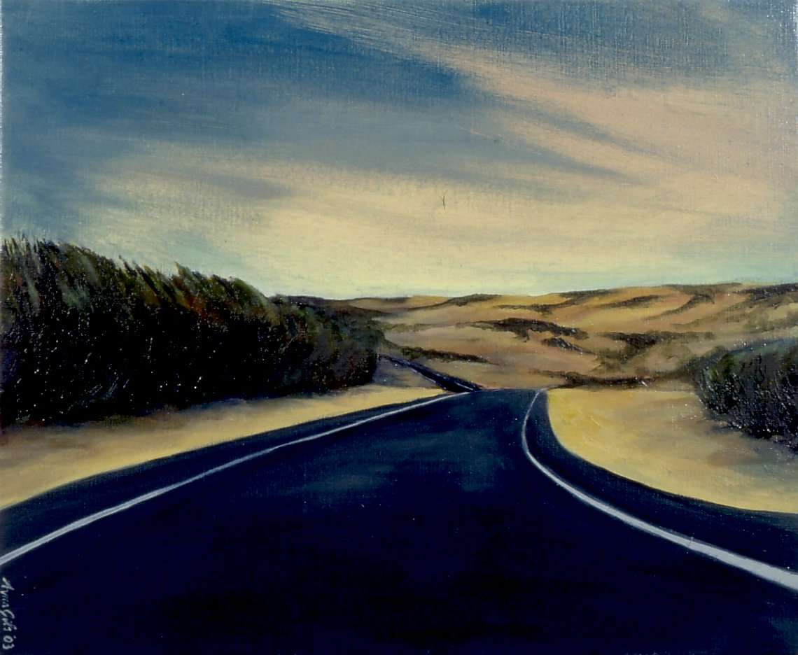 Breakthrough by Amanda van Gils  Image: Exhibited upstairs at solo exhibition Drifters, Stella Dimadis Galleries, Collingwood, Melbourne