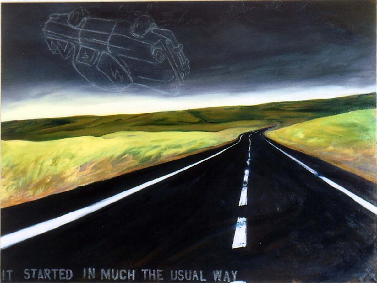 It started... by Amanda van Gils  Image: Exhibited in Cars Like Us solo exhibition at Latrobe Street Gallery 2002
