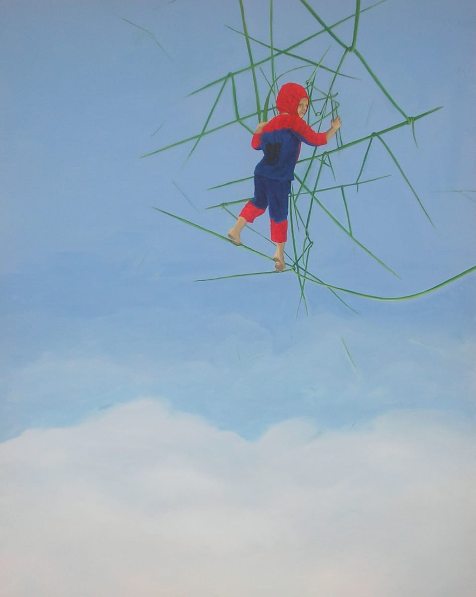 Spiderman by Amanda van Gils  Image: Exhibited in 'Playtime'solo exhibition at Rex-Livingstone Art Dealer, Sydney 2005 SOLD