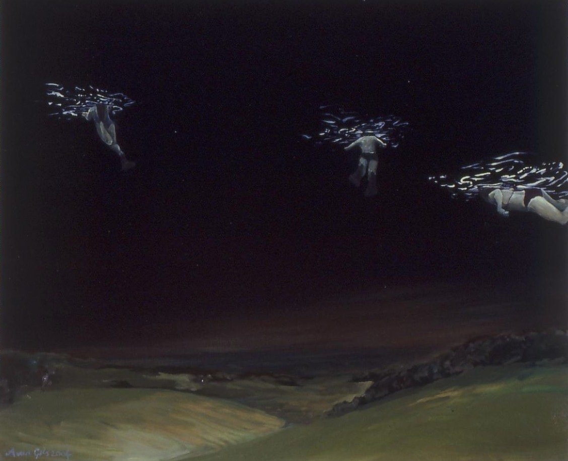 Drifters by Amanda van Gils  Image: Exhibited at solo exhibitions Drifters at Stella Dimadis Galleries, Collingwood, Melbourne