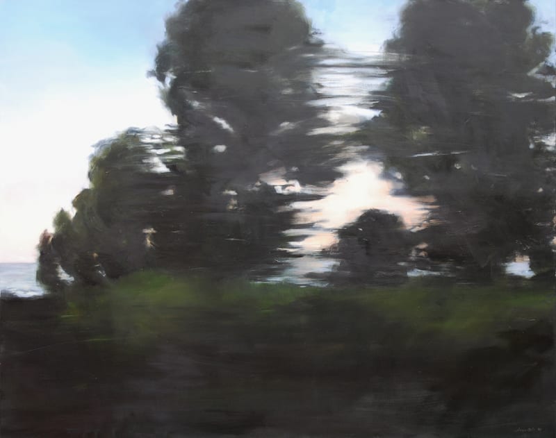 View from a speeding train 11 Barcelona to Nice by Amanda van Gils 