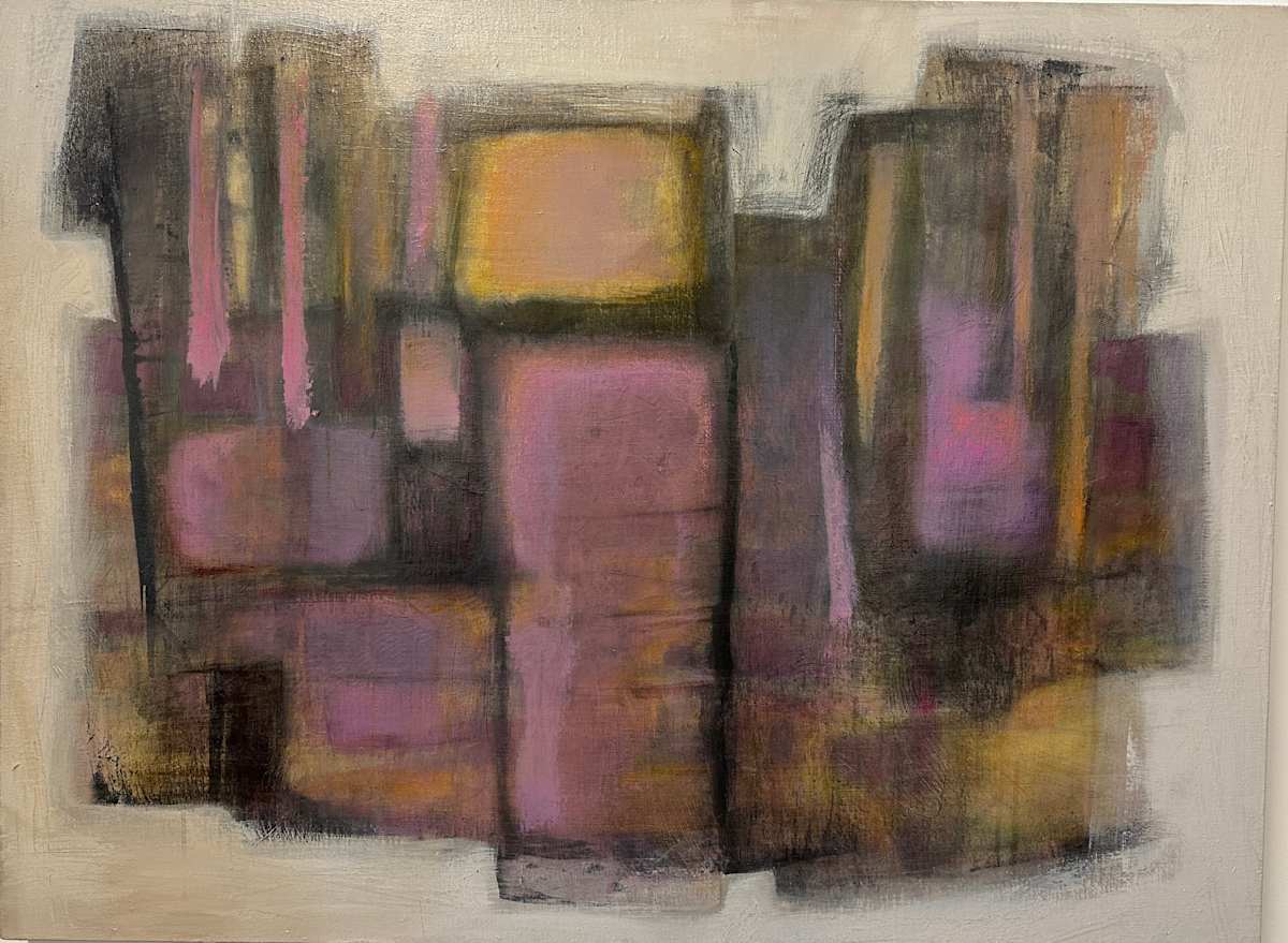 Echos in Warm Abstraction by Ann Flemings | FlemingsArt.com 