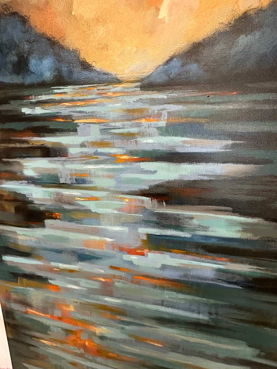 Radiant Tranquil Depths by Ann Flemings | FlemingsArt.com, Image 4.