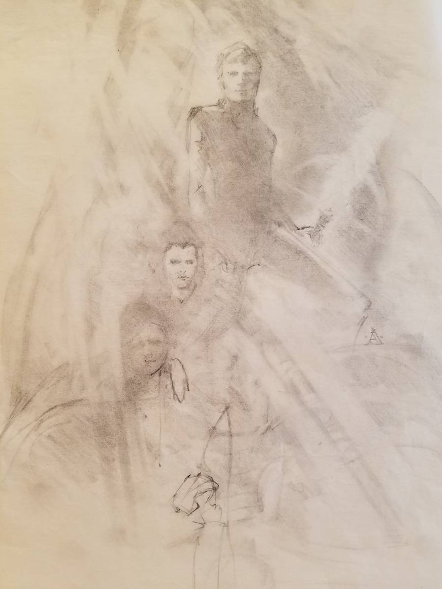 Star Wars Revenge of the Jedi Poster Concept, Heroes in Light by John Alvin, Image 1.