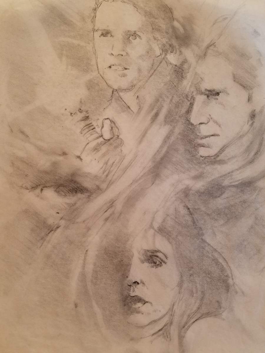 Star Wars Revenge of the Jedi Poster Concept, Heroes by John Alvin, Image 1.