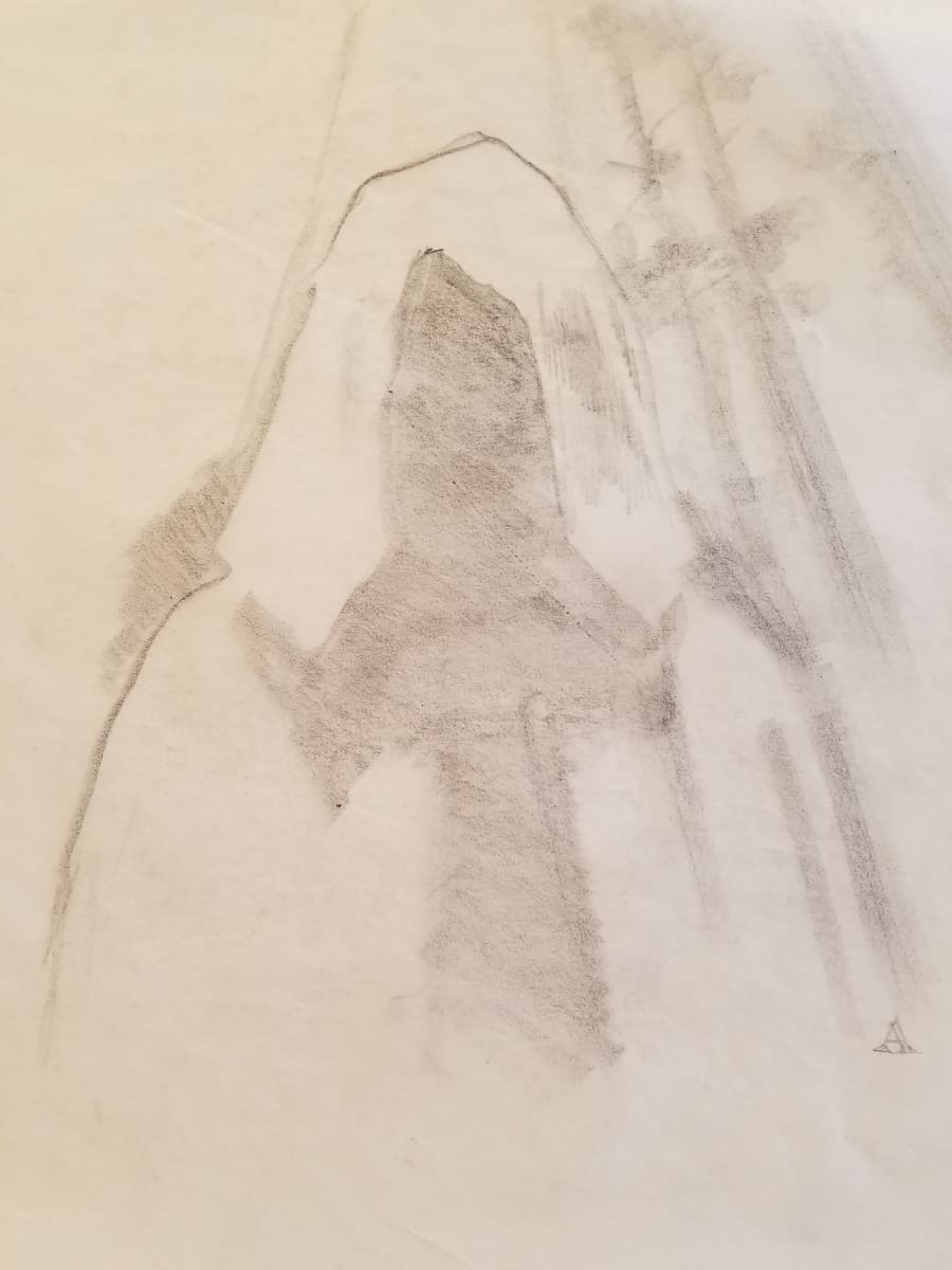 Star Wars Revenge of the Jedi Poster Concept, Cloak Sketch by John Alvin, Image 1.
