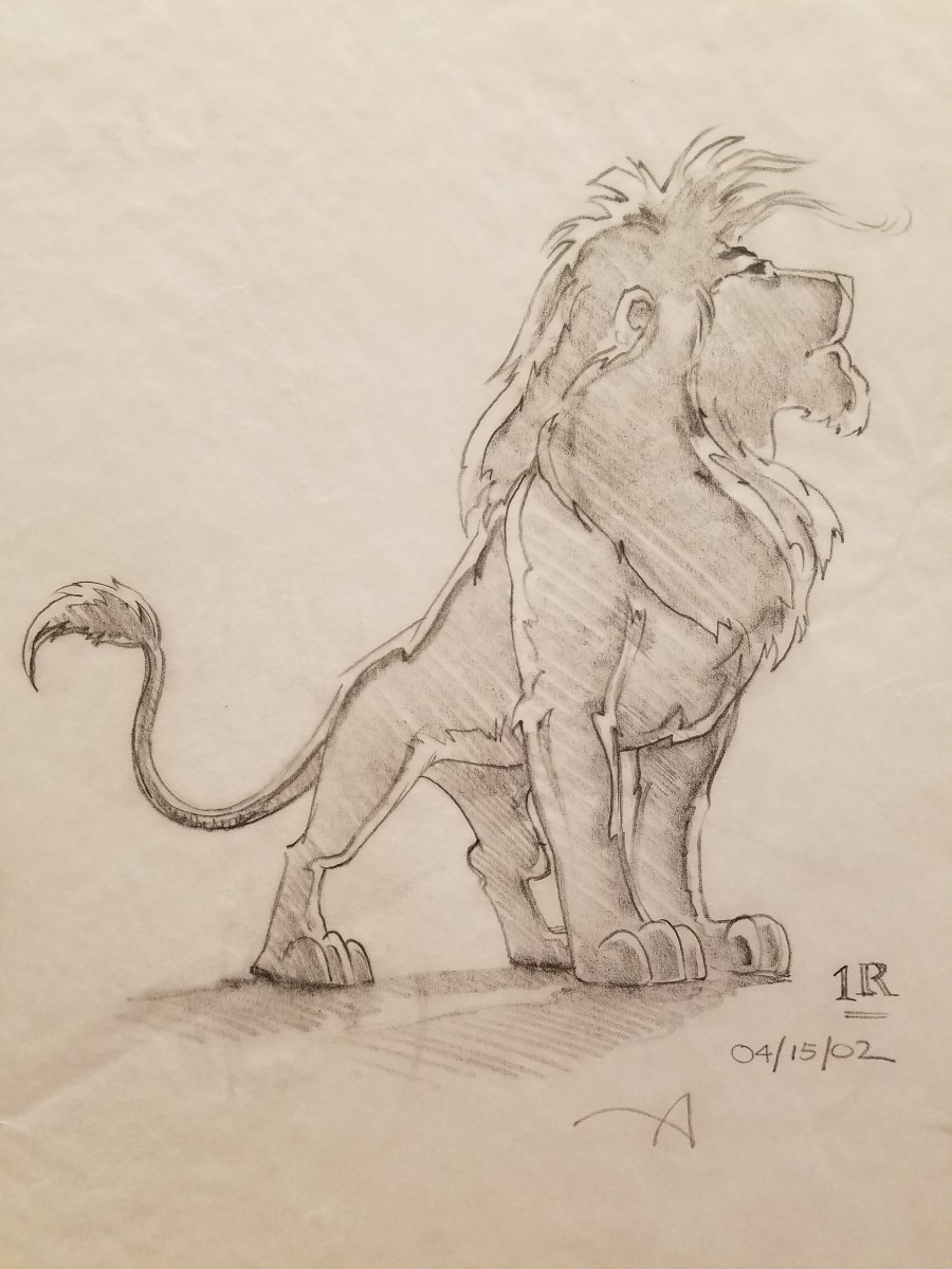The Lion King IMAX Poster Concept Art, Simba Standing "1R" by John Alvin 