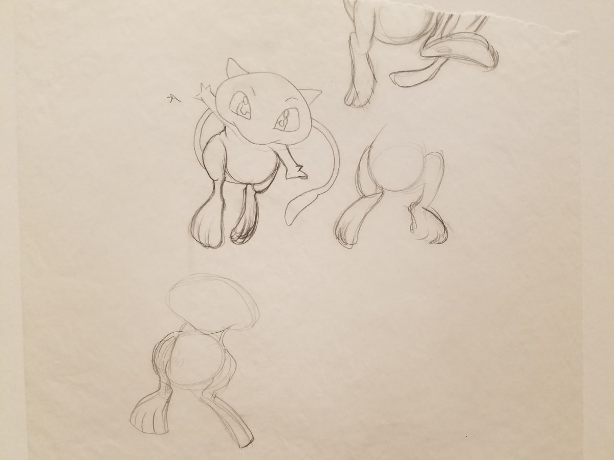 Pokemon: The First Movie Poster Concept Mew Study by John Alvin, Image 1.