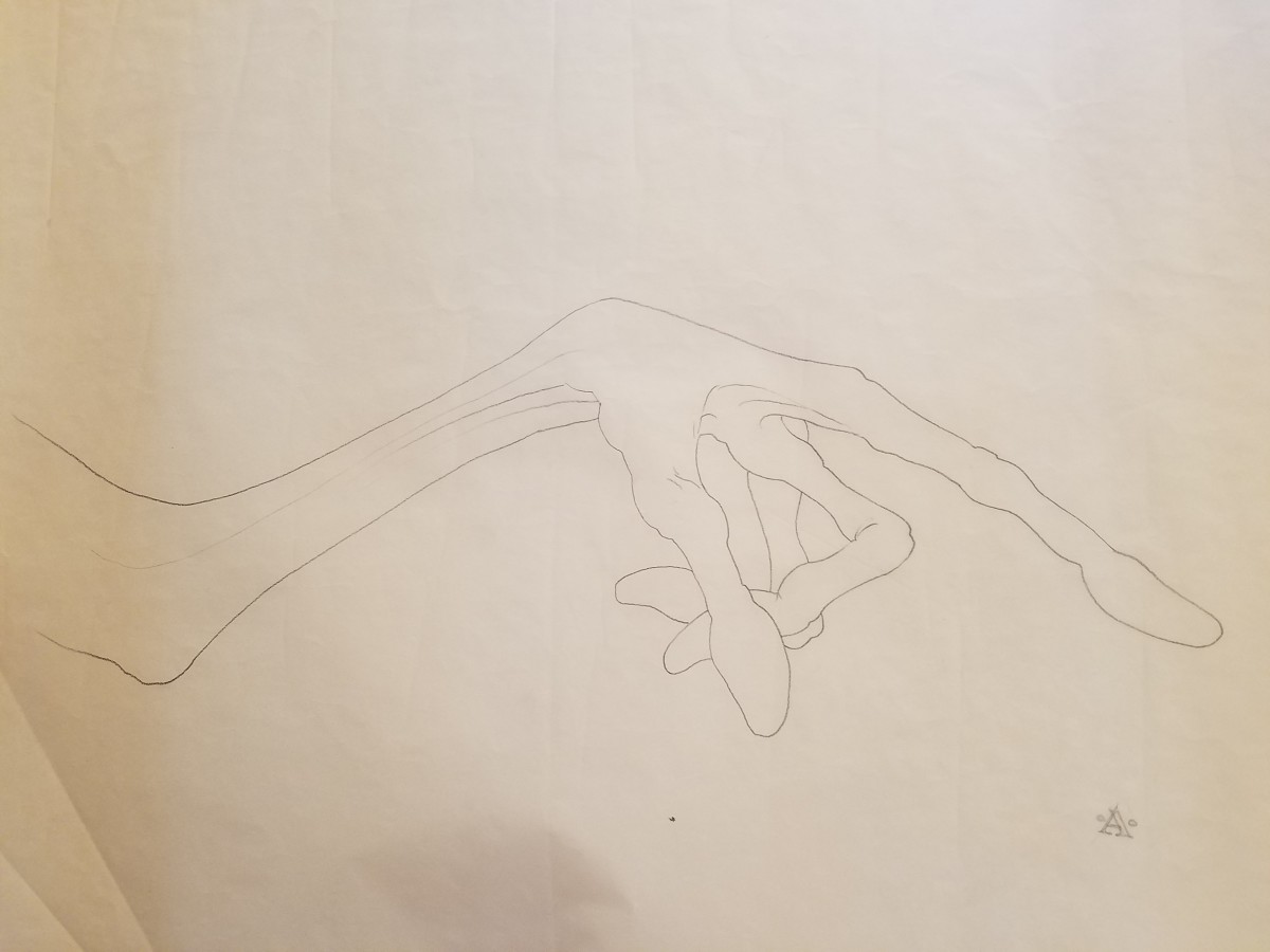 E.T. the Extra-Terrestrial Alien Hand Study by John Alvin 