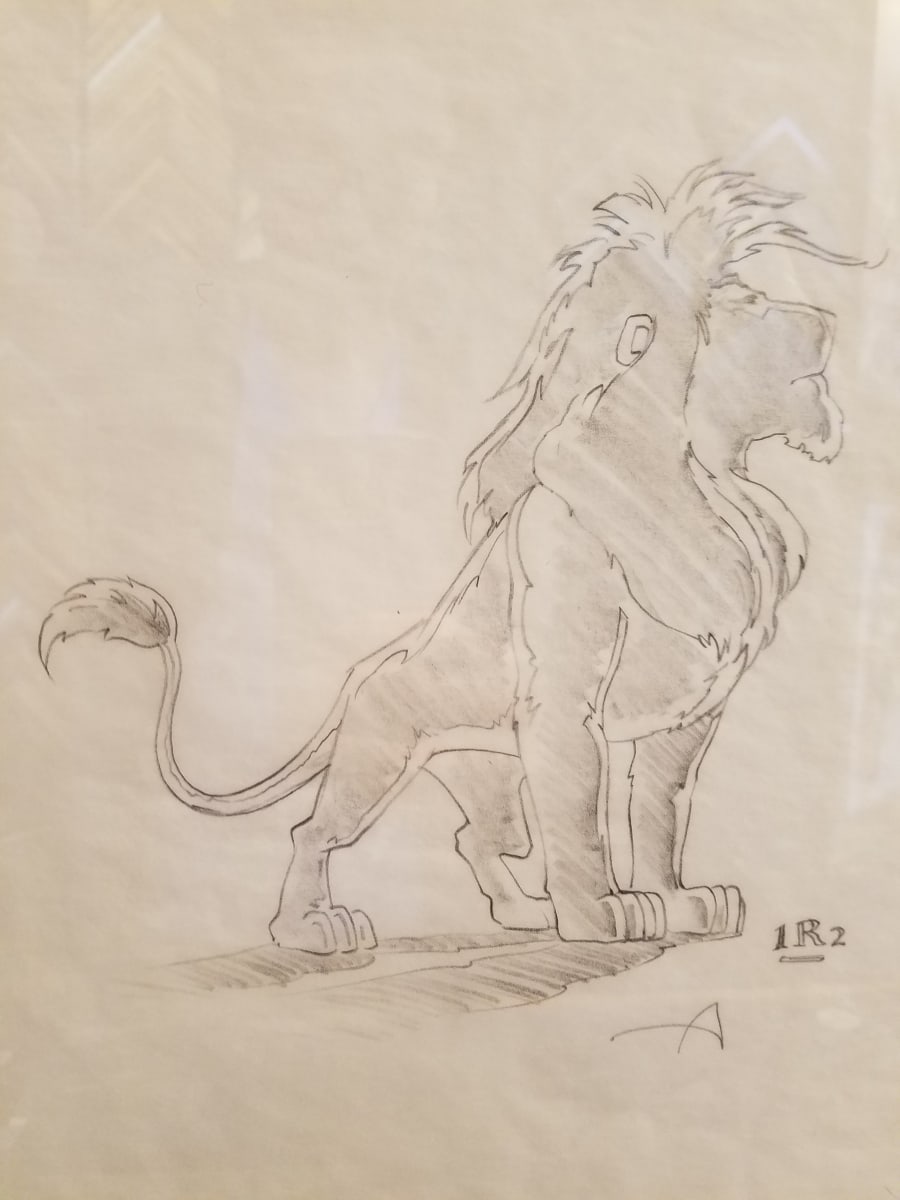 The Lion King  IMAX Poster Concept Art, Simba Standing by John Alvin, Image 1.
