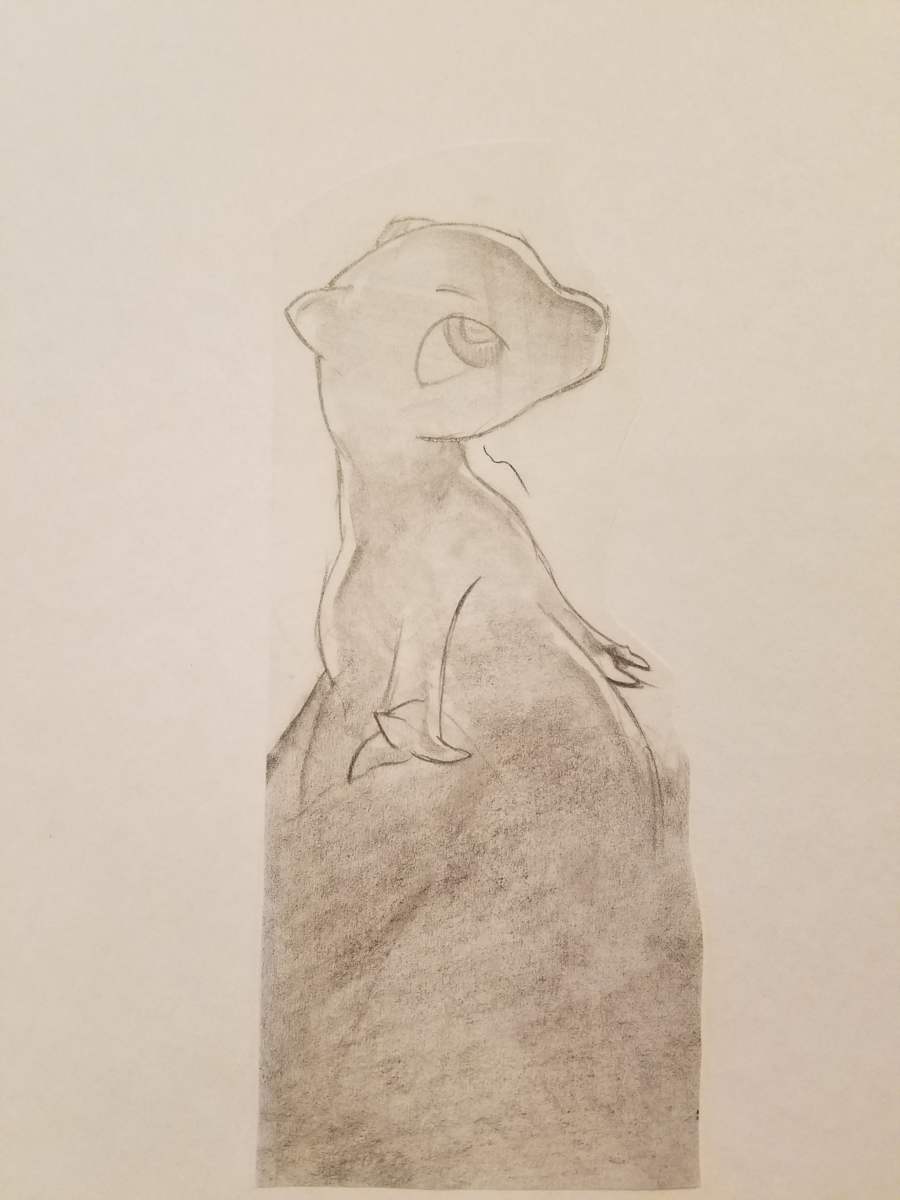 Pokemon: The First Movie Poster Concept, Mew Upper Body by John Alvin, Image 1.