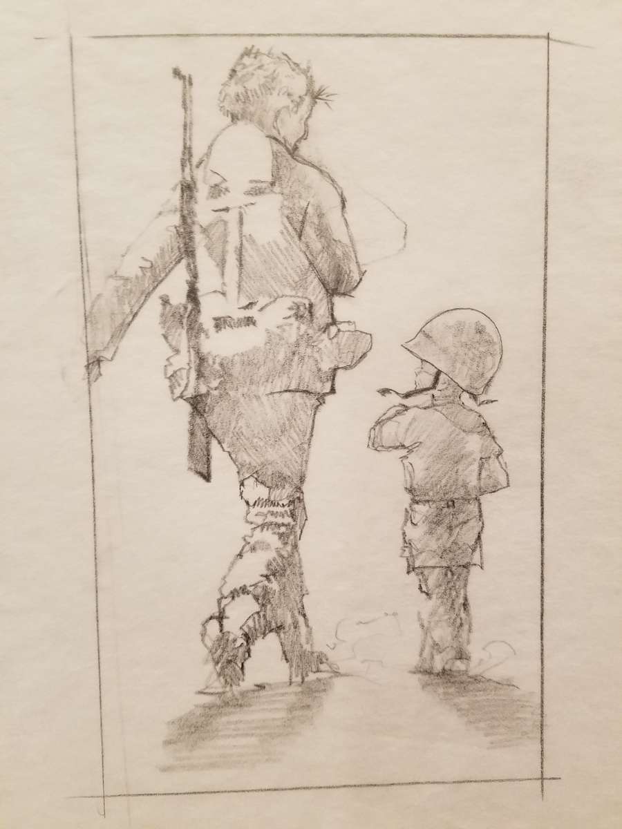 Band of Brothers Concept Art, #7 by John Alvin, Image 1.