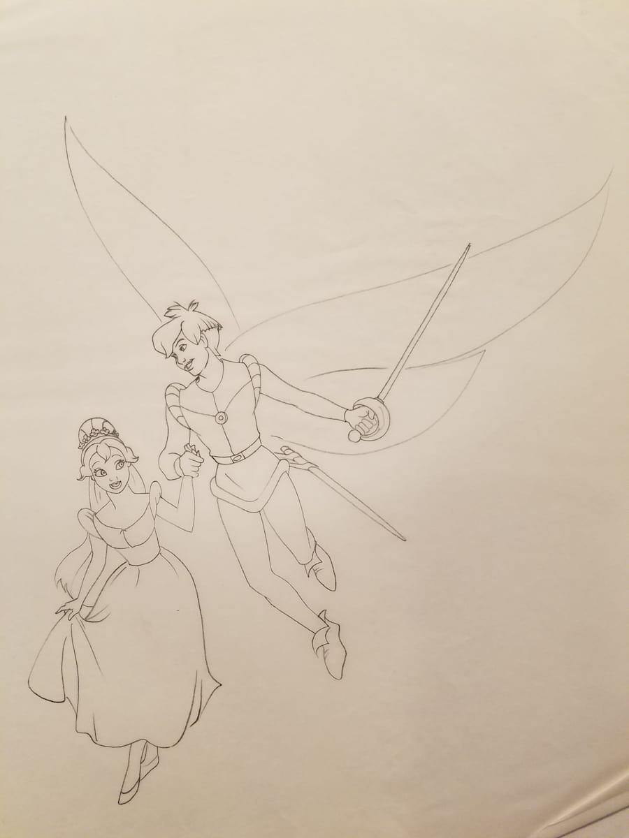 Thumbelina Poster Concept, Pose in Final by John Alvin, Image 1.