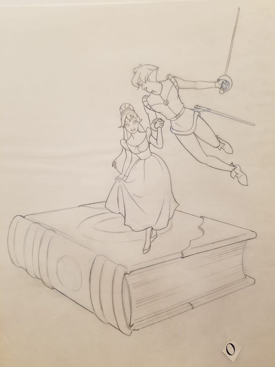 Thumbelina Poster Concept, Flying Prince & Princess by John Alvin, Image 1.