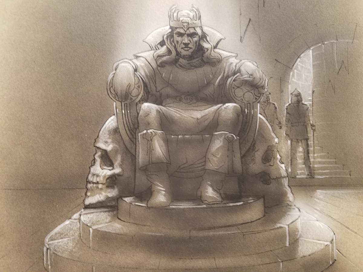 The Dragon Princess Concept, Evil King by John Alvin, Image 1.