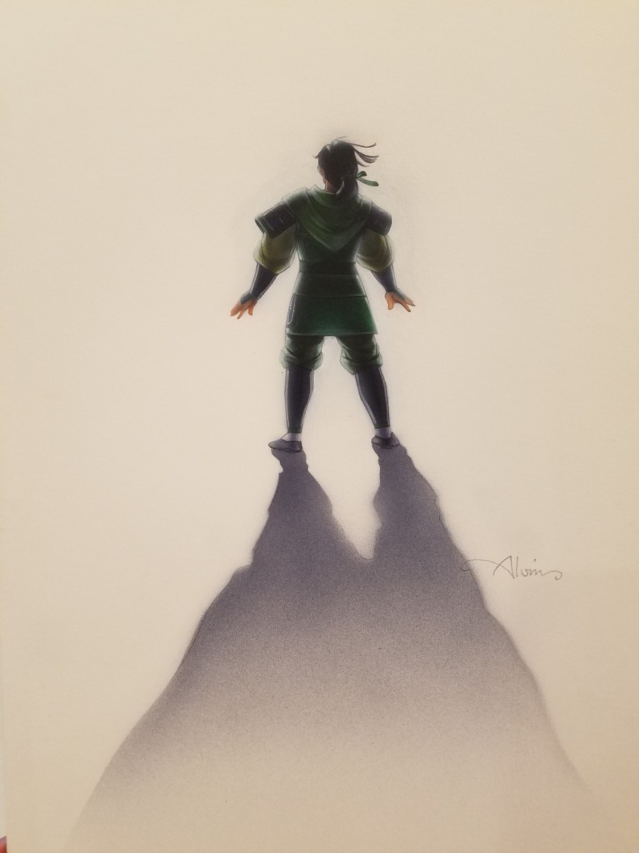 Mulan Poster Concept, Mulan in Armor by John Alvin 