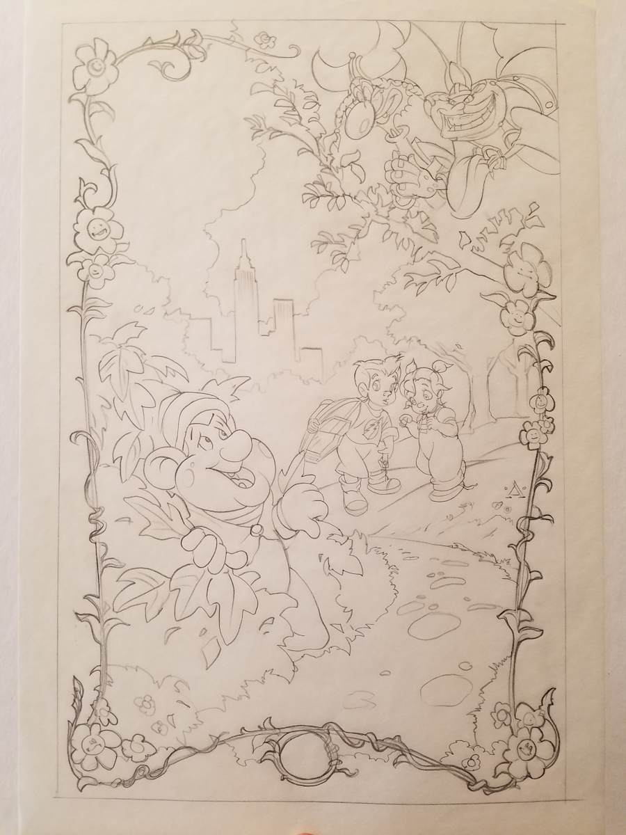 Troll in Central Park Poster Concept, Troll in Bush by John Alvin, Image 1.