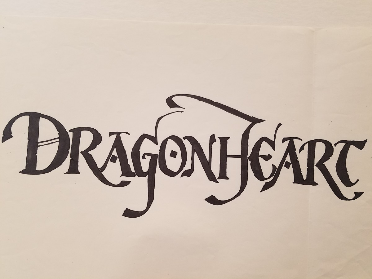 Dragonheart Logo Concept Art, Diamonds by John Alvin 