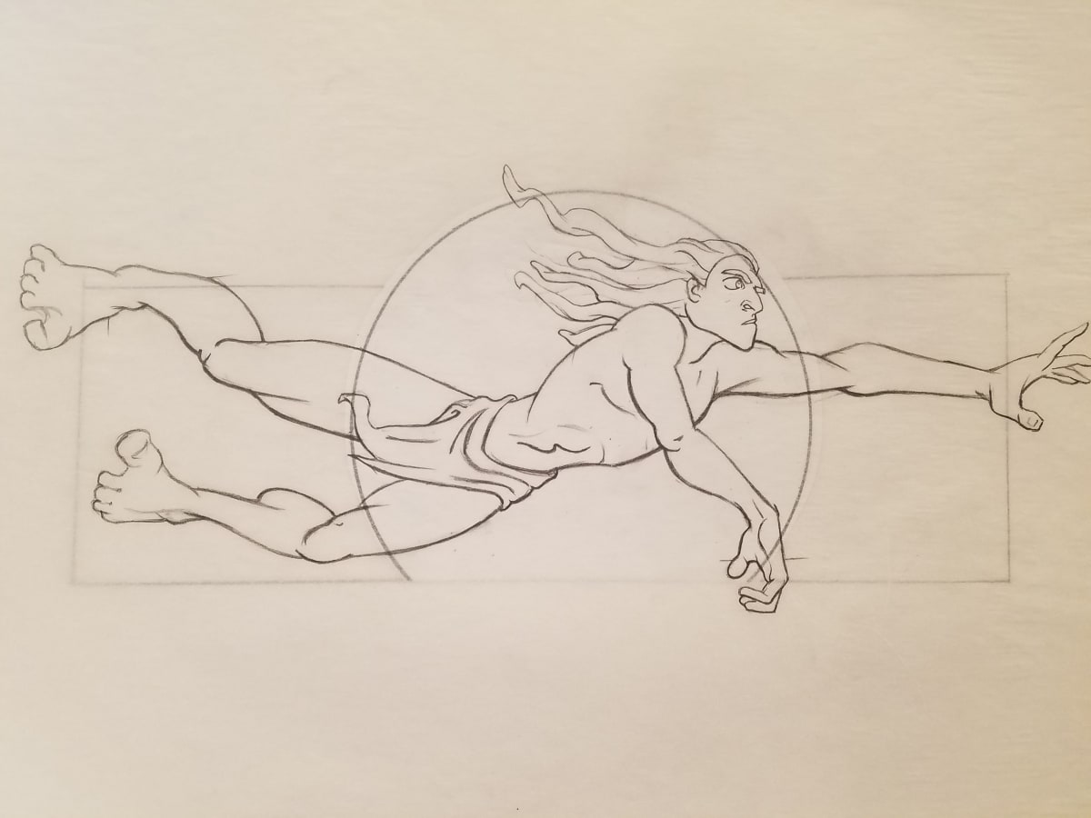 Tarzan Billboard Concept Art Tarzan by John Alvin, Image 1.