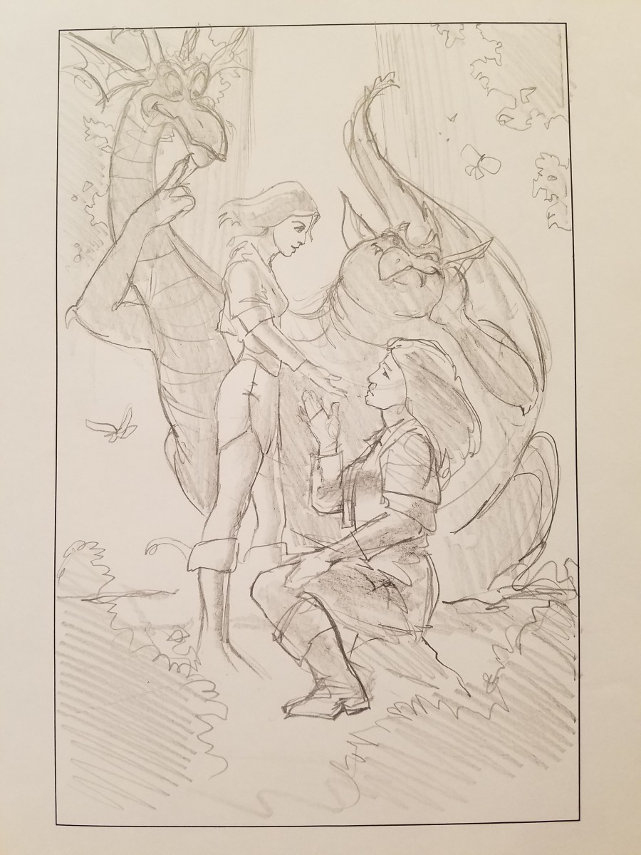 Quest for Camelot Poster Concept, Garrett, Kaylee, Devon,  Cornwall by John Alvin 