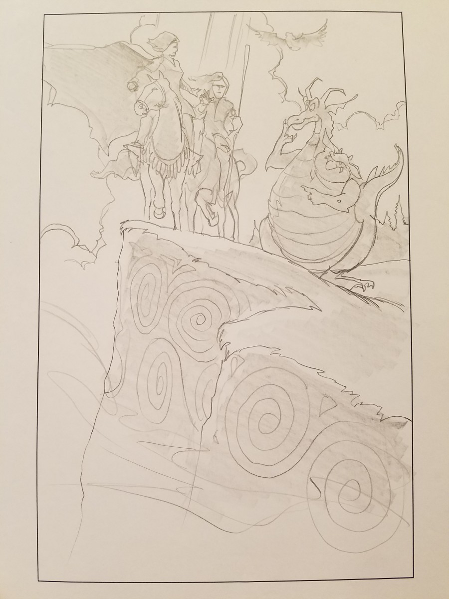 Quest for Camelot Poster Concept, Kaylee & Garrett Cliffside by John Alvin 