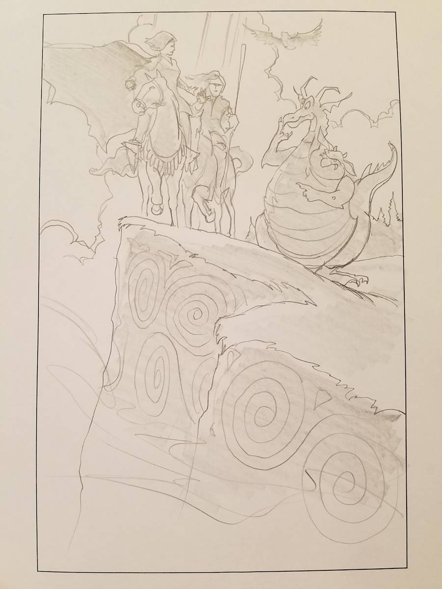 Quest for Camelot Poster Concept, Kaylee & Garrett Cliffside by John Alvin, Image 1.