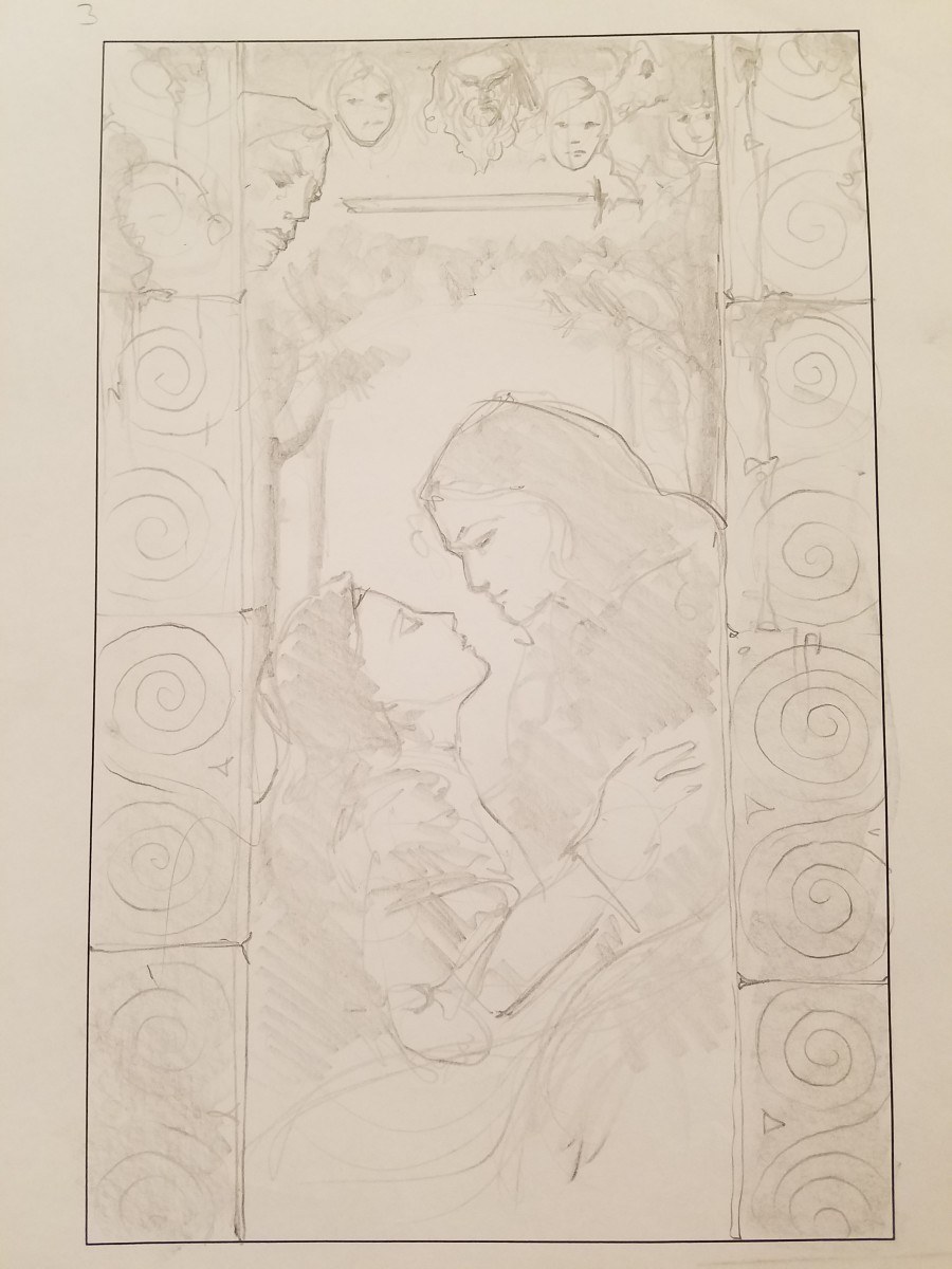 Quest for Camelot Poster Concept, Sir Lionel & Lady Julianna 1 by John Alvin 