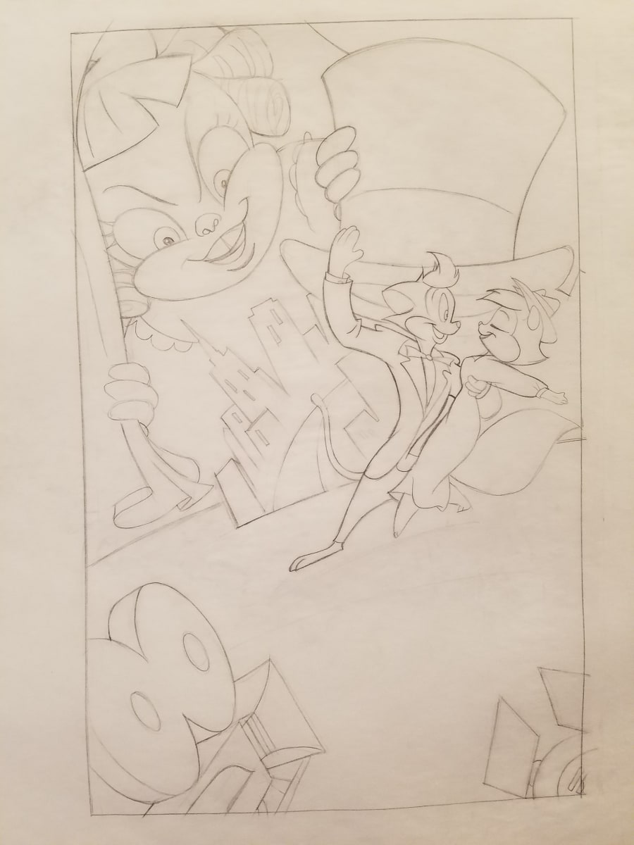 Cats Don't Dance Poster Concept, Danny and Sawyer 7 by John Alvin, Image 1.