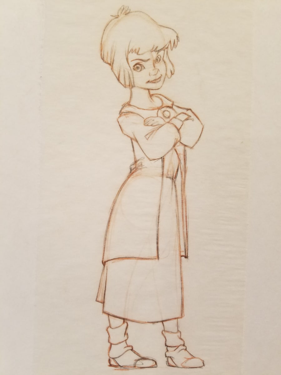 Peter Pan Poster Concept Art, Jane by John Alvin, Image 1.