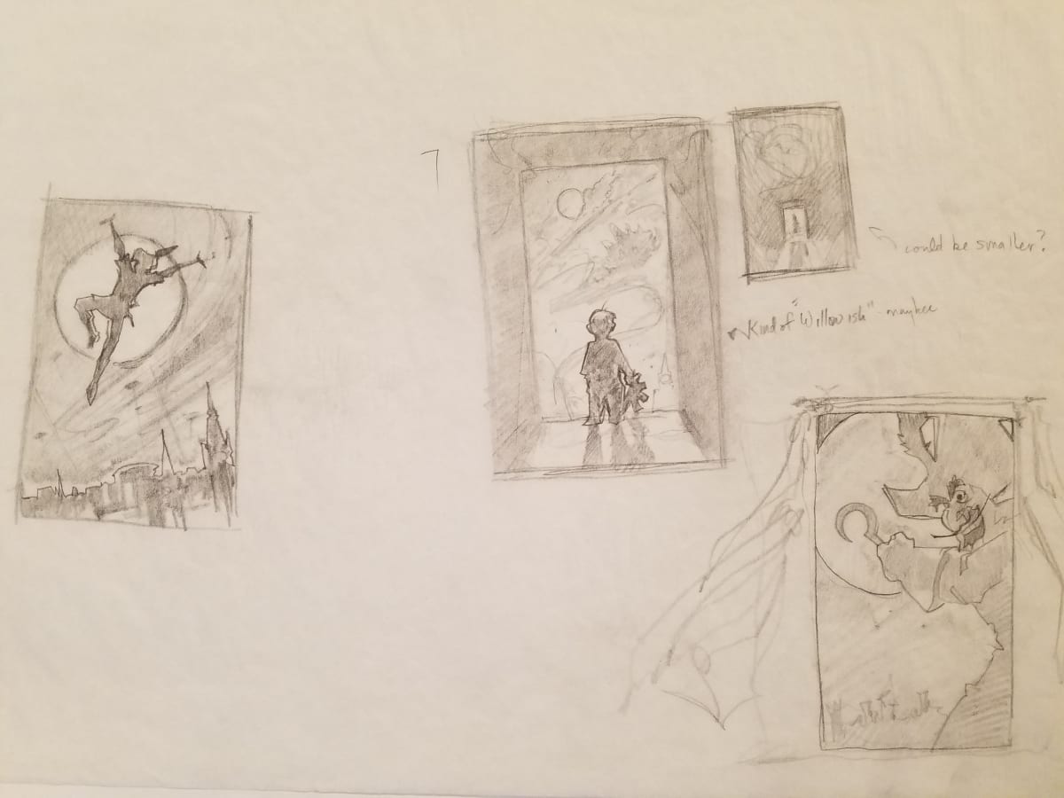 Peter Pan Poster Concept Art, Cover Concept "7" by John Alvin, Image 1.