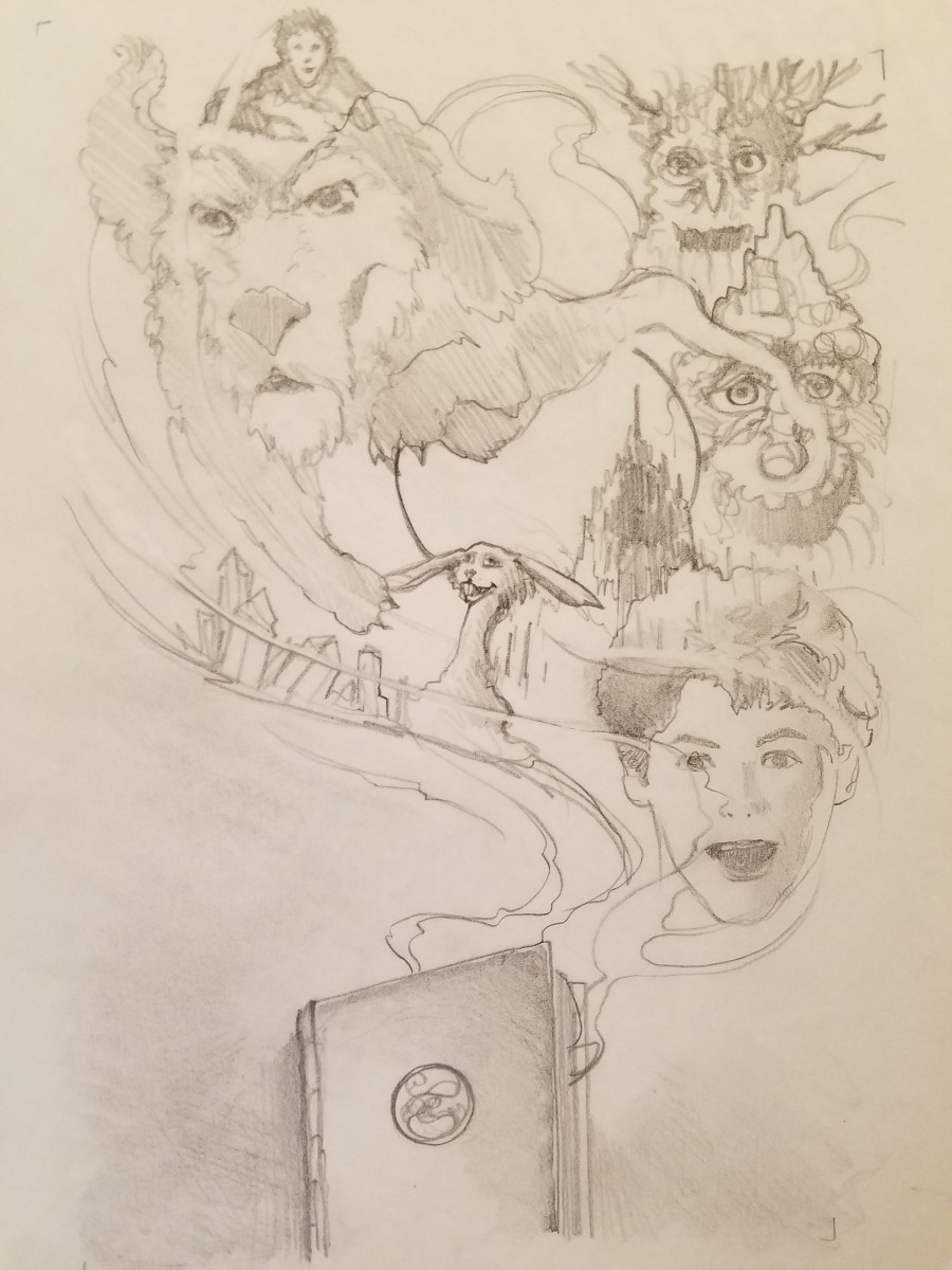 The Neverending Story Poster Concept for Video Packaging 7 by John Alvin 