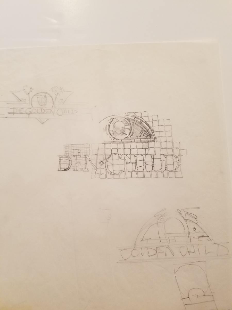 The Golden Child Logo Concept, Three Concepts by John Alvin, Image 1.