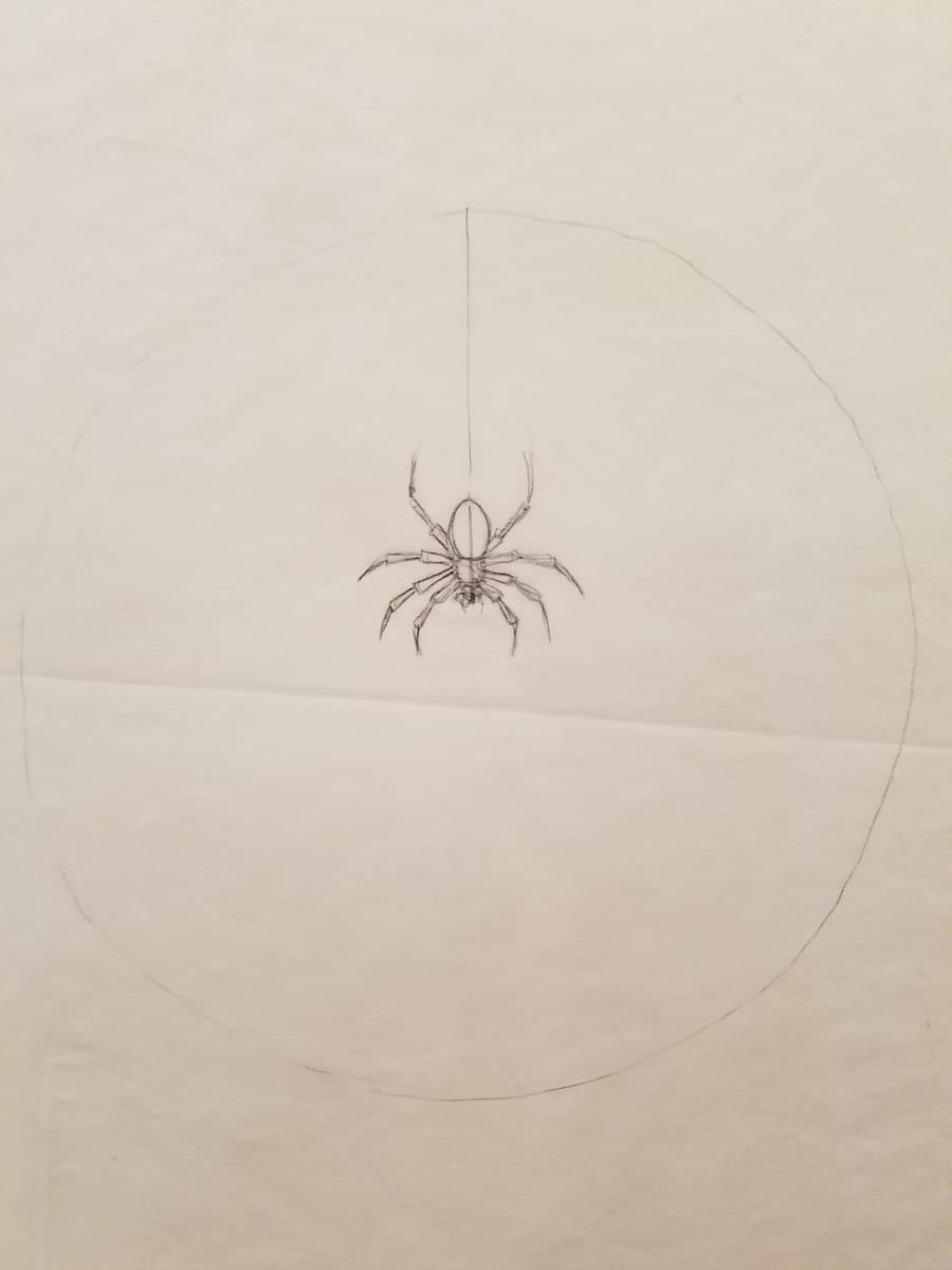Arachnophobia Poster Concept: Spider in Moon Concept by John Alvin, Image 1.