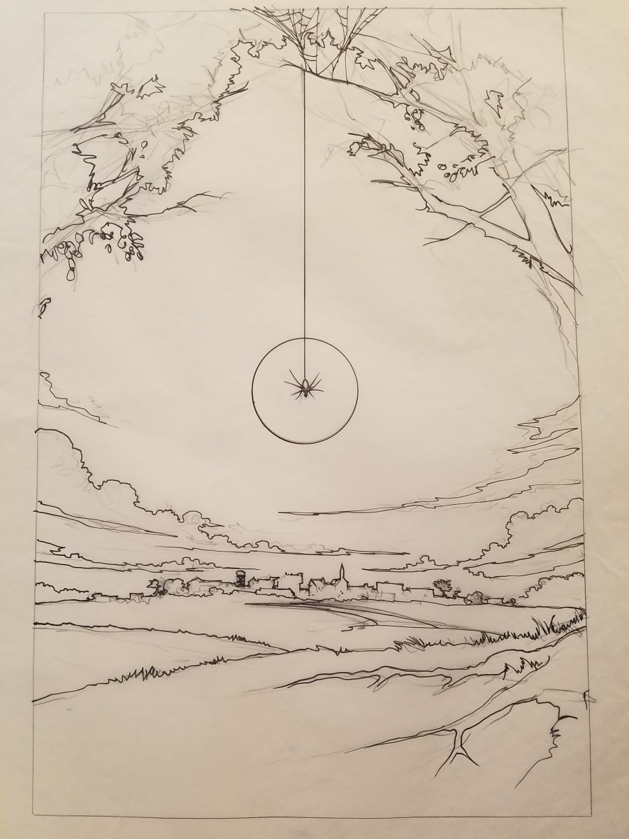 Arachnophobia Poster Concept Close to Final Poster by John Alvin, Image 1.