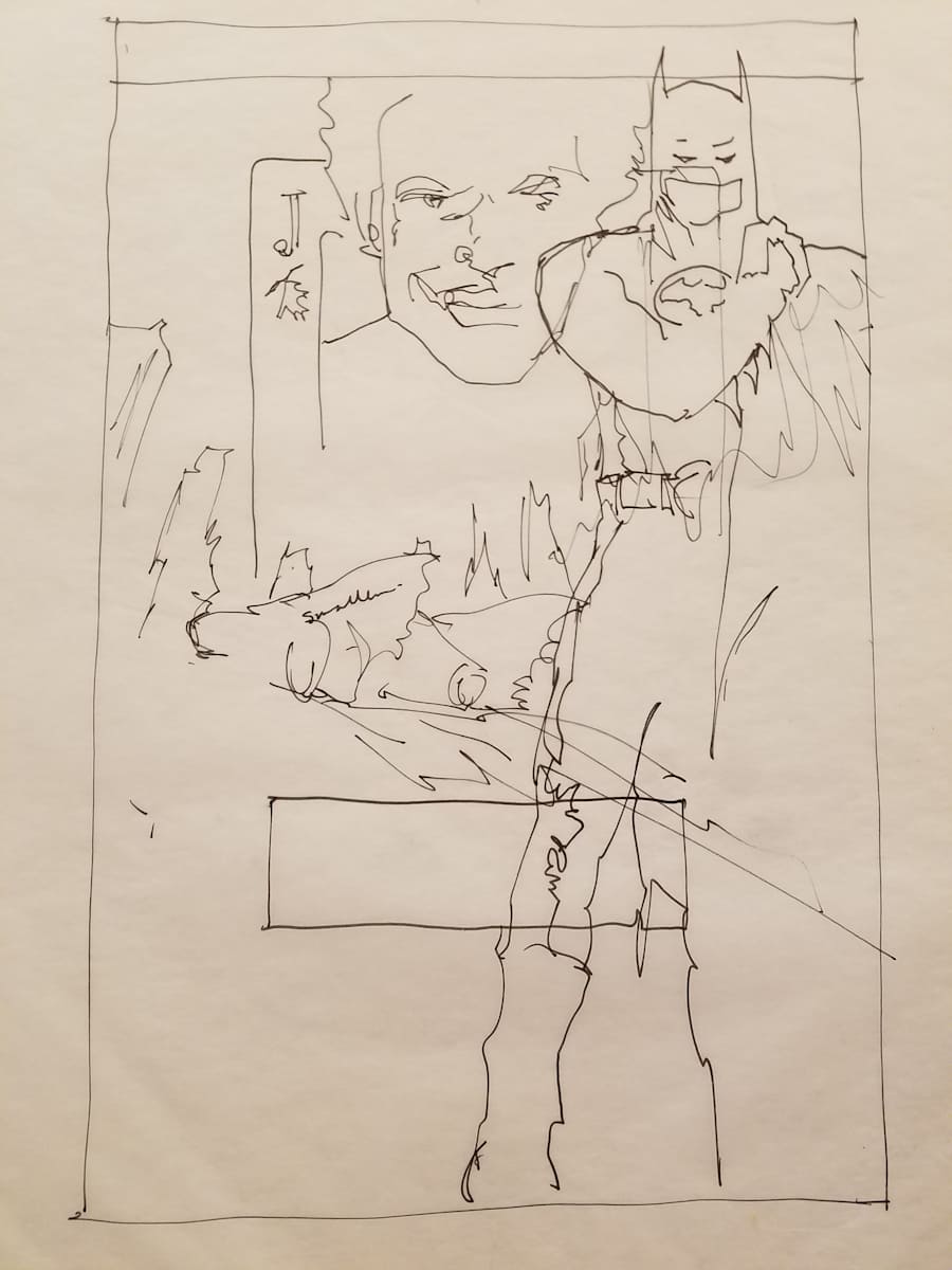 Batman Poster Concept, Full Body Batman by John Alvin, Image 1.