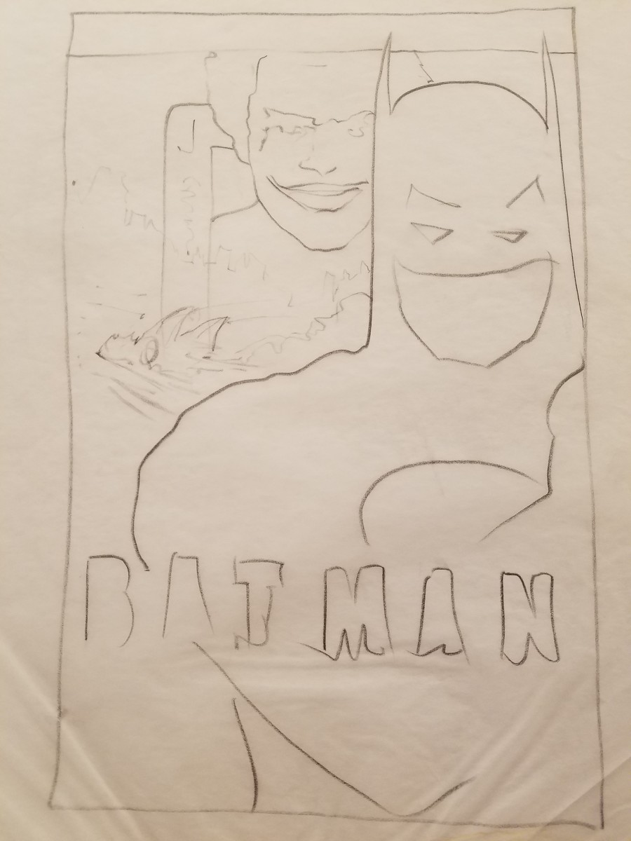 Batman Poster Concept, Unfinished Title by John Alvin 