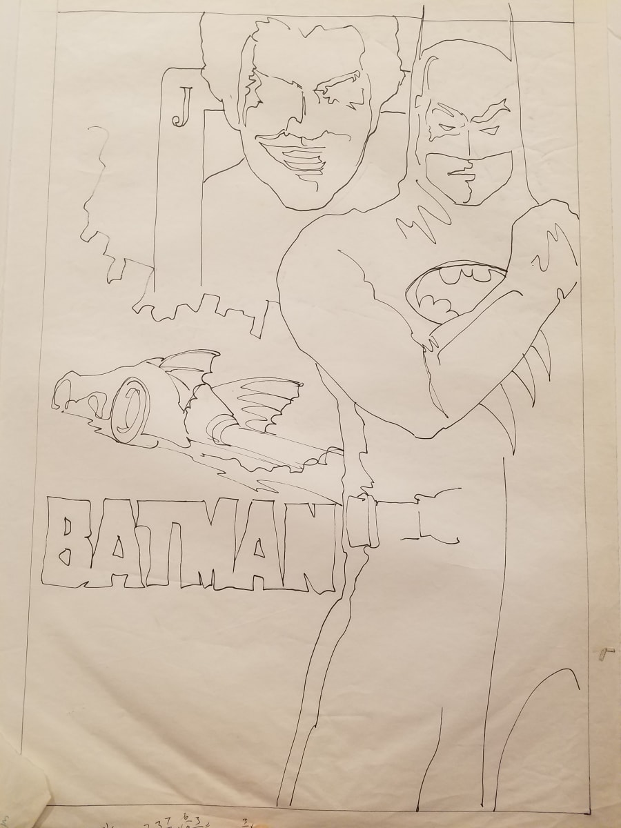 Batman Poster Concept, Full Body Batman by John Alvin, Image 1.