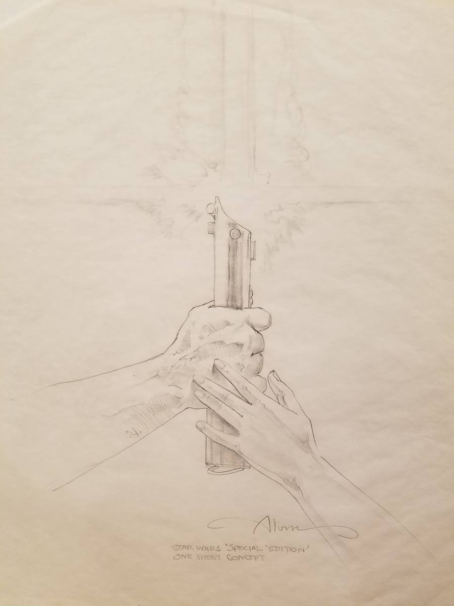 Star Wars DVD Special Edition One Sheet Concept 2 by John Alvin, Image 1.
