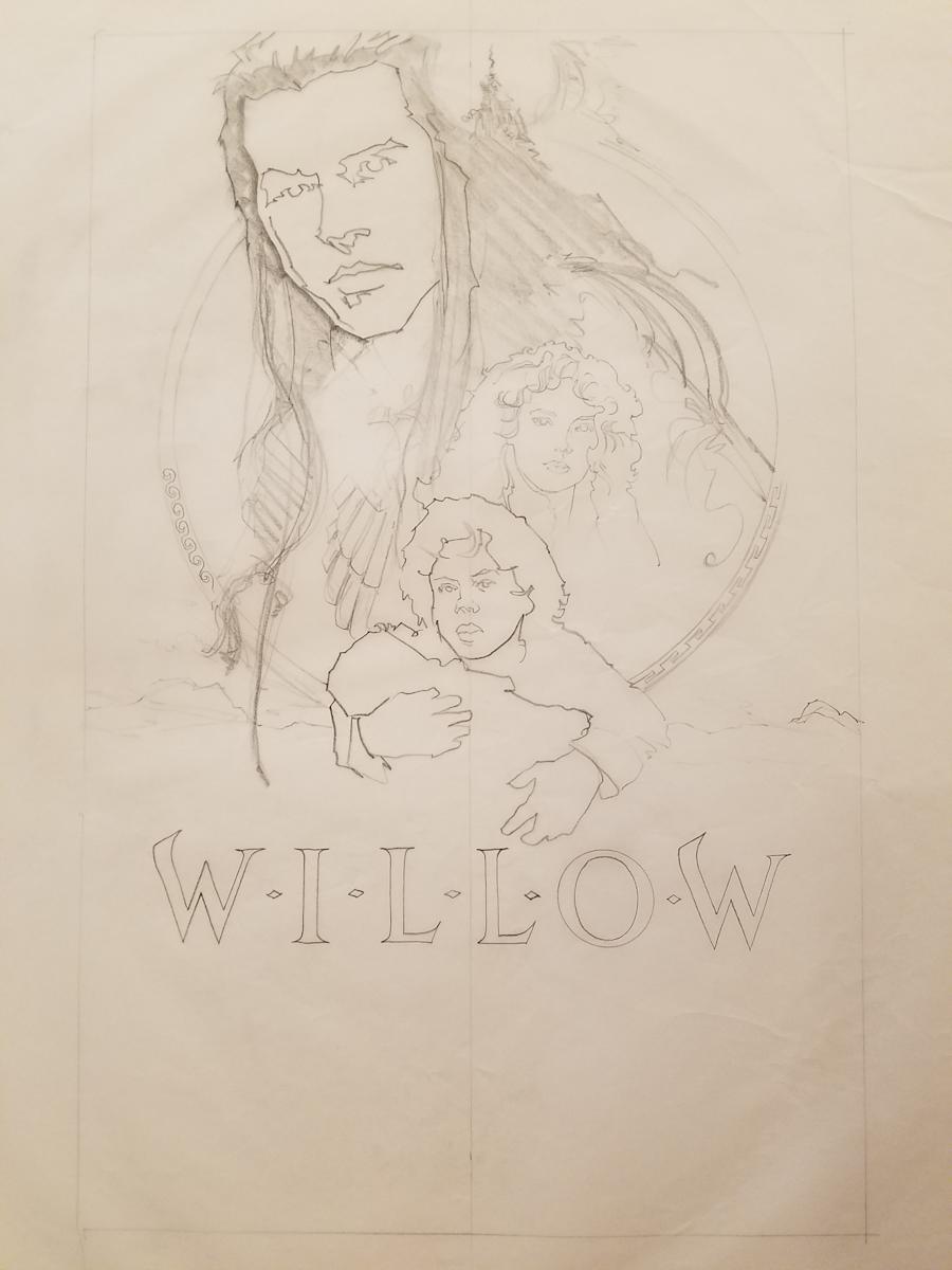 Willow Poster Concept, Willow Holding Elora by John Alvin, Image 1.