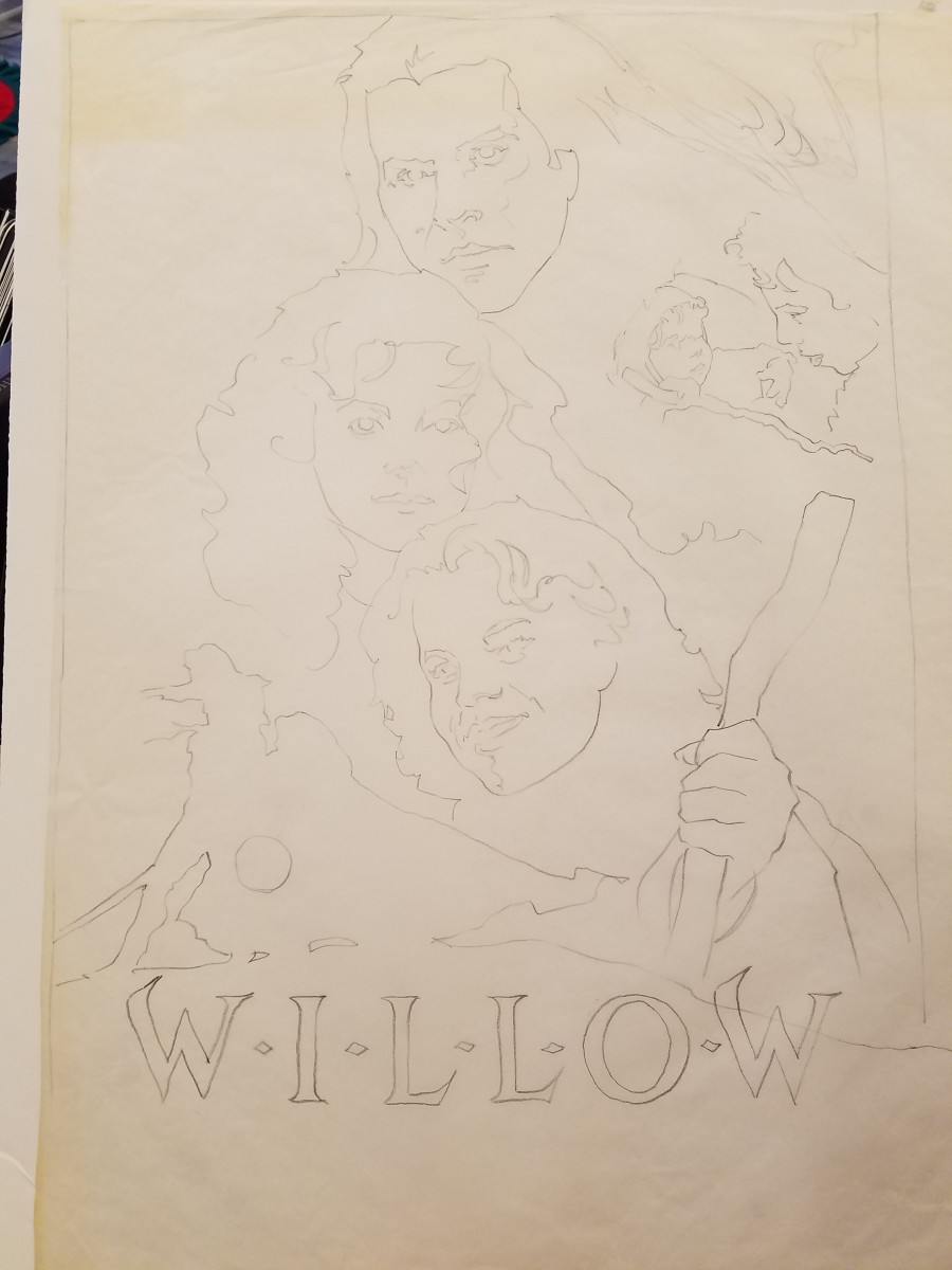 Willow Poster Concept, Compilation Design by John Alvin 