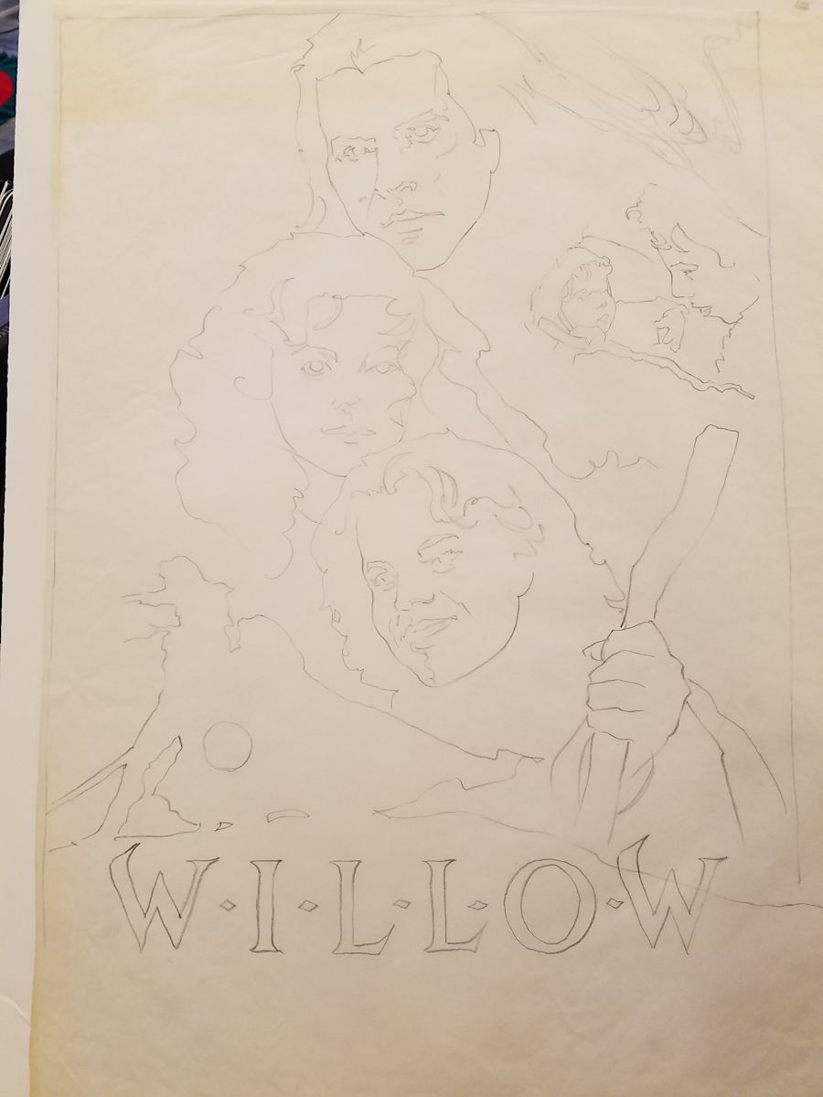 Willow Poster Concept, Compilation Design by John Alvin, Image 1.