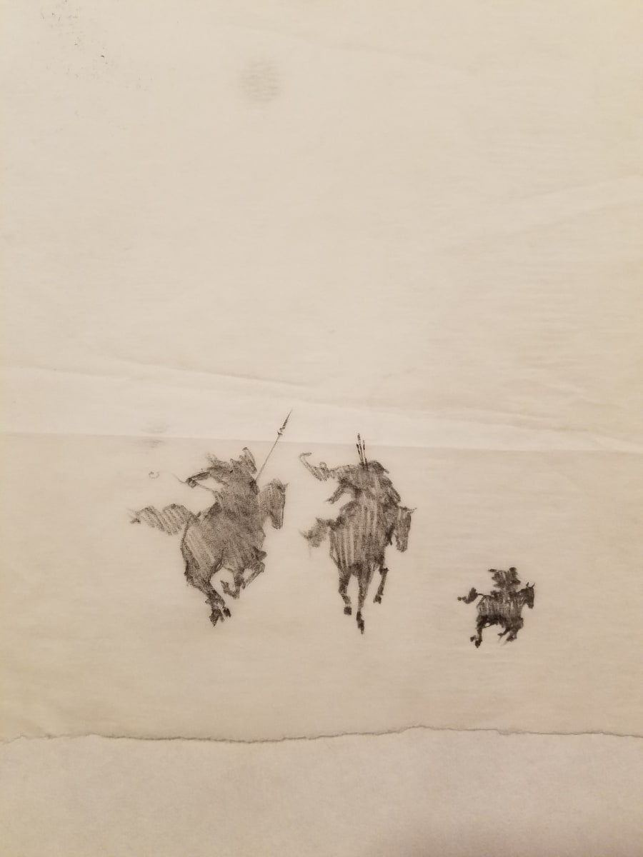 Willow Poster Concept, Three Horse Archers Riding by John Alvin, Image 1.