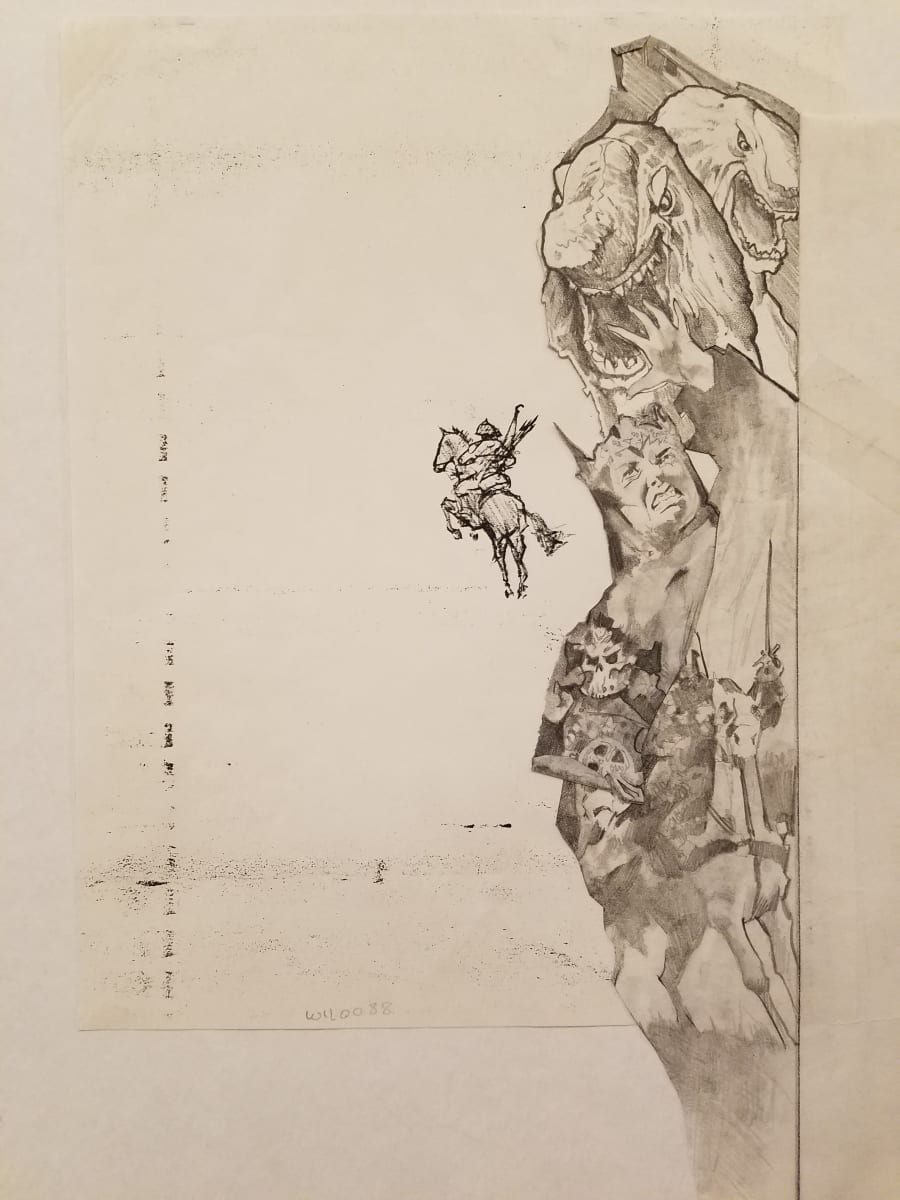 Willow Poster Concept, Horseman in Center by John Alvin, Image 1.