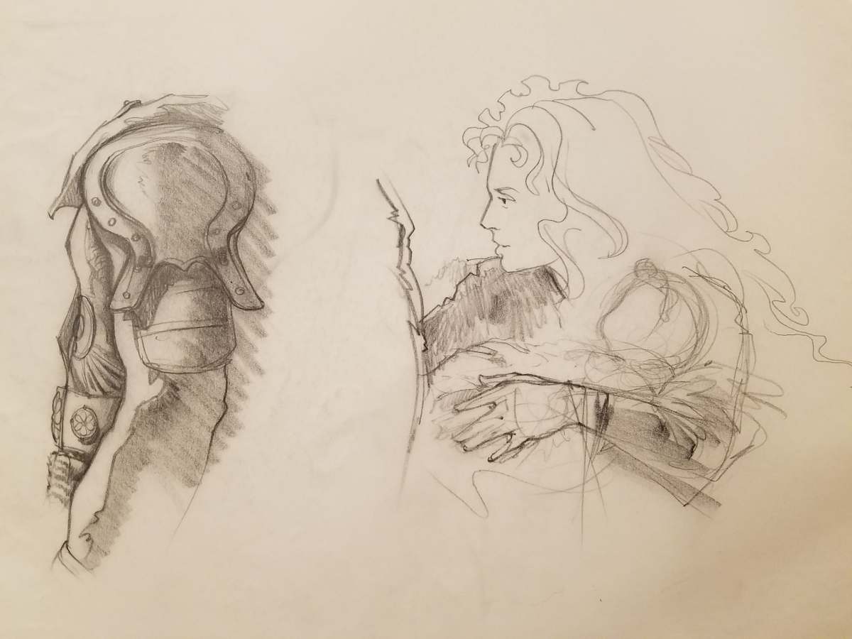 Willow Poster Concept, Armored Arm by John Alvin, Image 1.