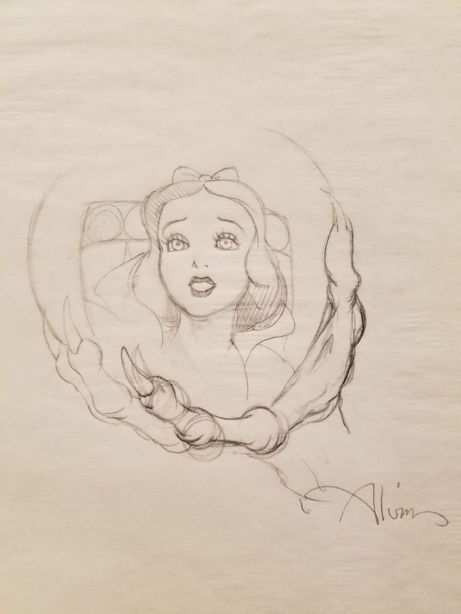 Snow White and the Seven Dwarfs Concept for Disney Fine Art 1 by John Alvin, Image 1.