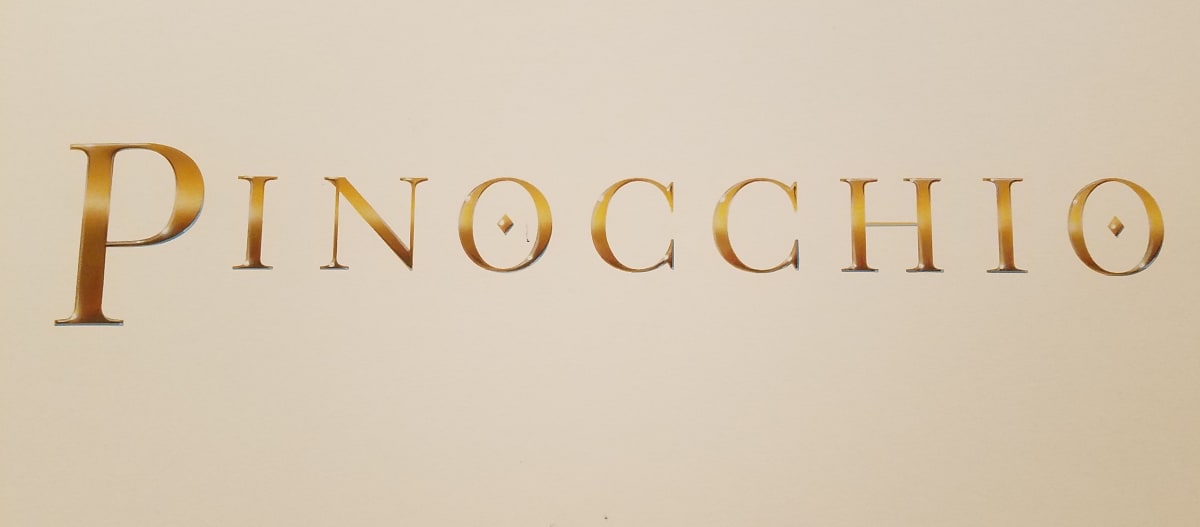 Pinocchio Rerelease Final Title by John Alvin, Image 1.