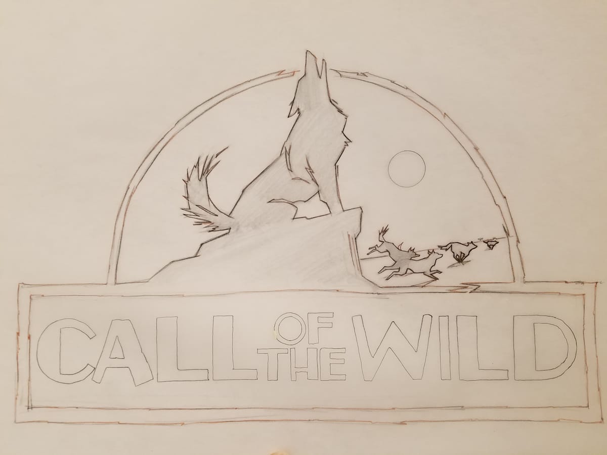Virtual World Video Game Graphite for Key Art, Call of the Wild by John Alvin, Image 1.