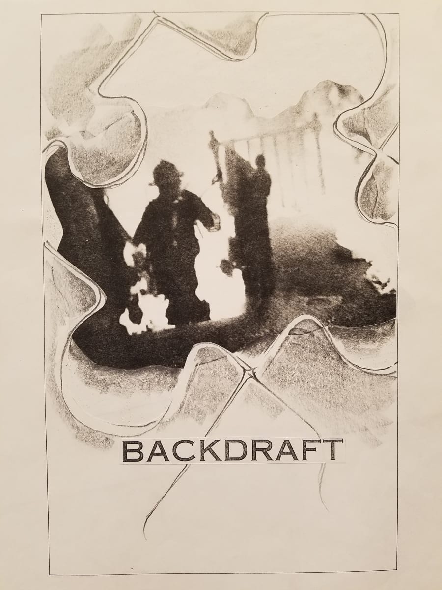 Backdraft Poster Concept, Printed Firefighters by John Alvin, Image 1.
