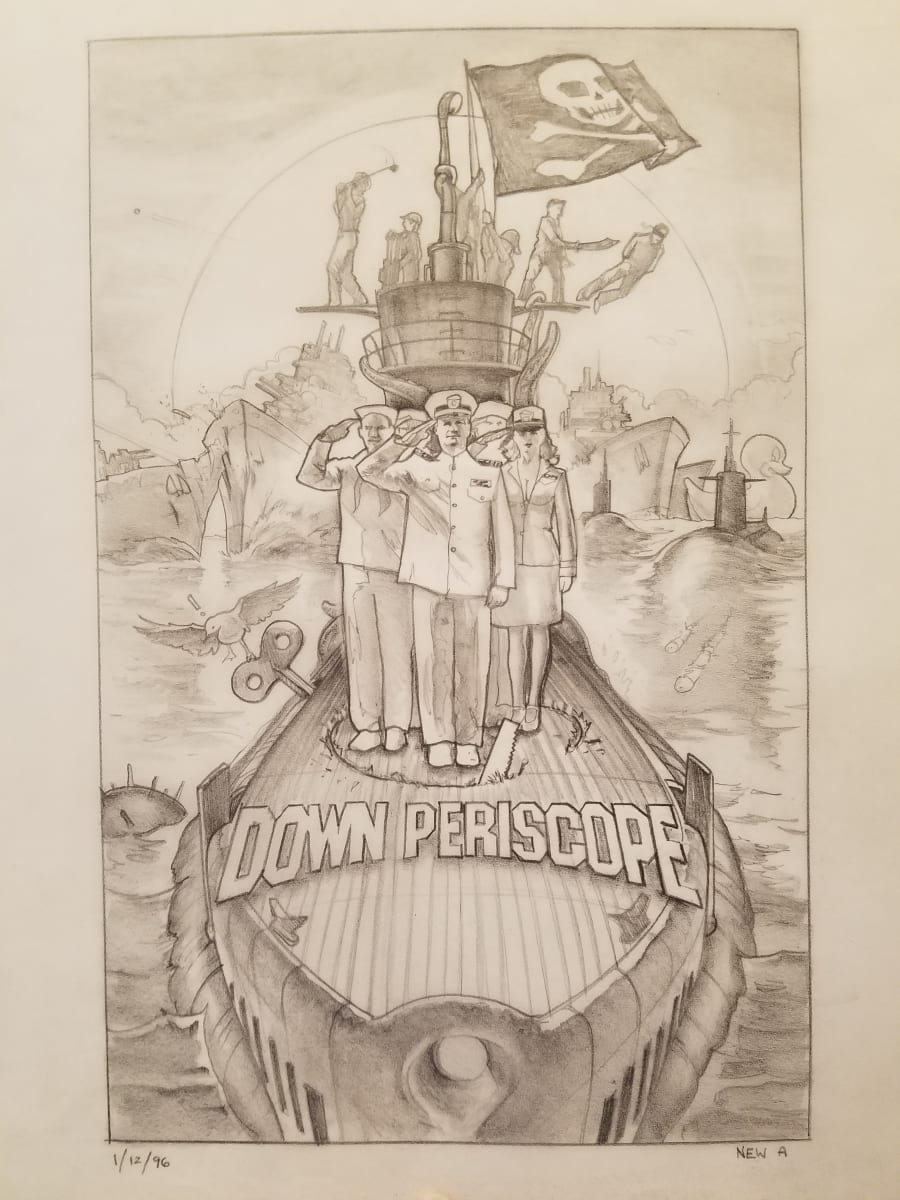 Down Periscope Poster Concept Art 2 by John Alvin, Image 1.
