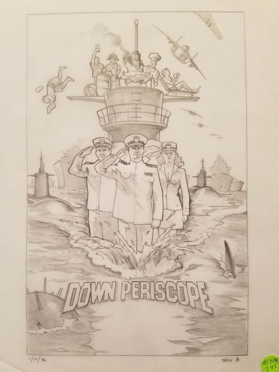 Down Periscope Poster Concept Art 3 by John Alvin, Image 1.